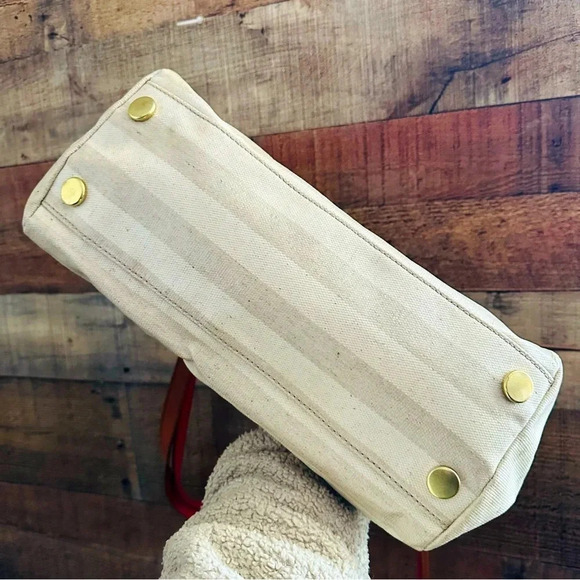 Fossil Sydney Large Stripped Tote - Picture 9 of 9